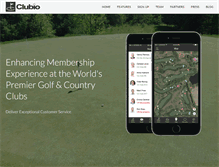 Tablet Screenshot of clubio.com